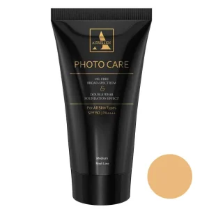 کرم ضد آفتاب فاقد چربی اورلین مدل Photo Care با SPF 50 و رنگ Medium