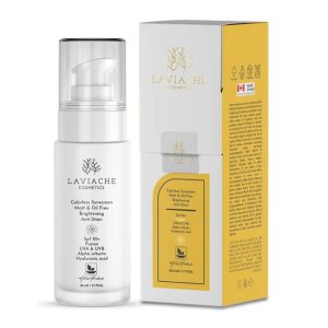 کرم ضد آفتاب بی رنگ لاویاچه SPF50 فیوژن واتر 50 میلی‌لیتر | مناسب پوست چرب