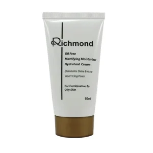 بسته‌بندی کرم مرطوب کننده پوست چرب ریچموند مدل Mattifying Moisturizer فاقد چربی