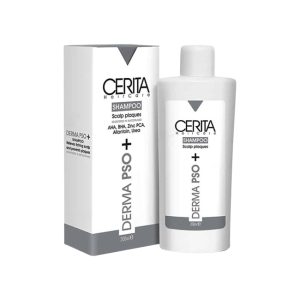 شامپو درمانی پسوریازیس سریتا مدل Derma PSO پلاس با ترکیبات لایه‌بردار