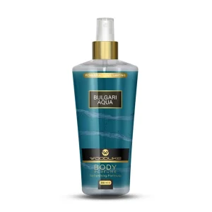 بادی اسپلش مردانه وودلایک مدل بولگاری آکوا BULGARI AQUA حجم 250 میلی‌لیتر