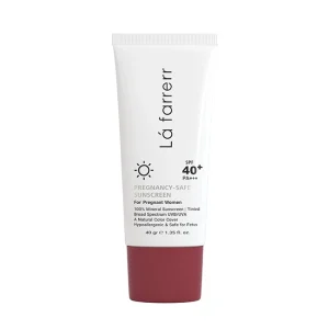 ضدآفتاب مینرال رنگی لافارر مخصوص خانم های باردار SPF40+ حجم 40 گرم